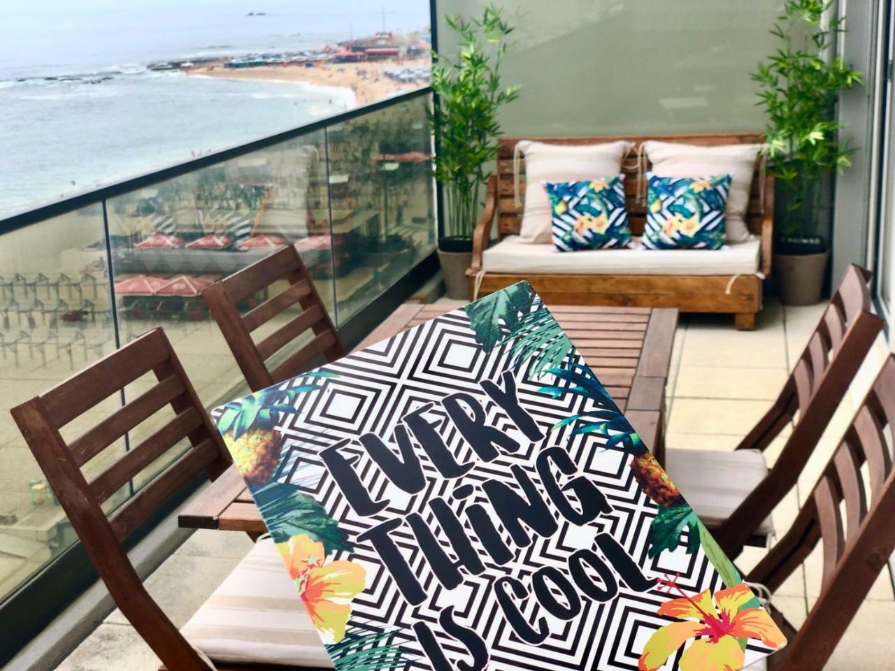 Front Beach Apartment Póvoa de Varzim Esterno foto